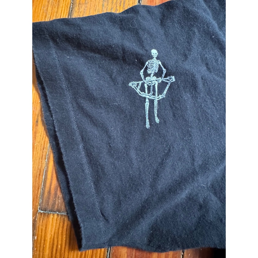 Vintage 90s Iron Horse Saloon Bike Week 1996 Skeleton Pocket T-Shirt XL Black - Picture 3 of 4